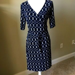 SOLD! NWT A-line Faux Wrap Dress